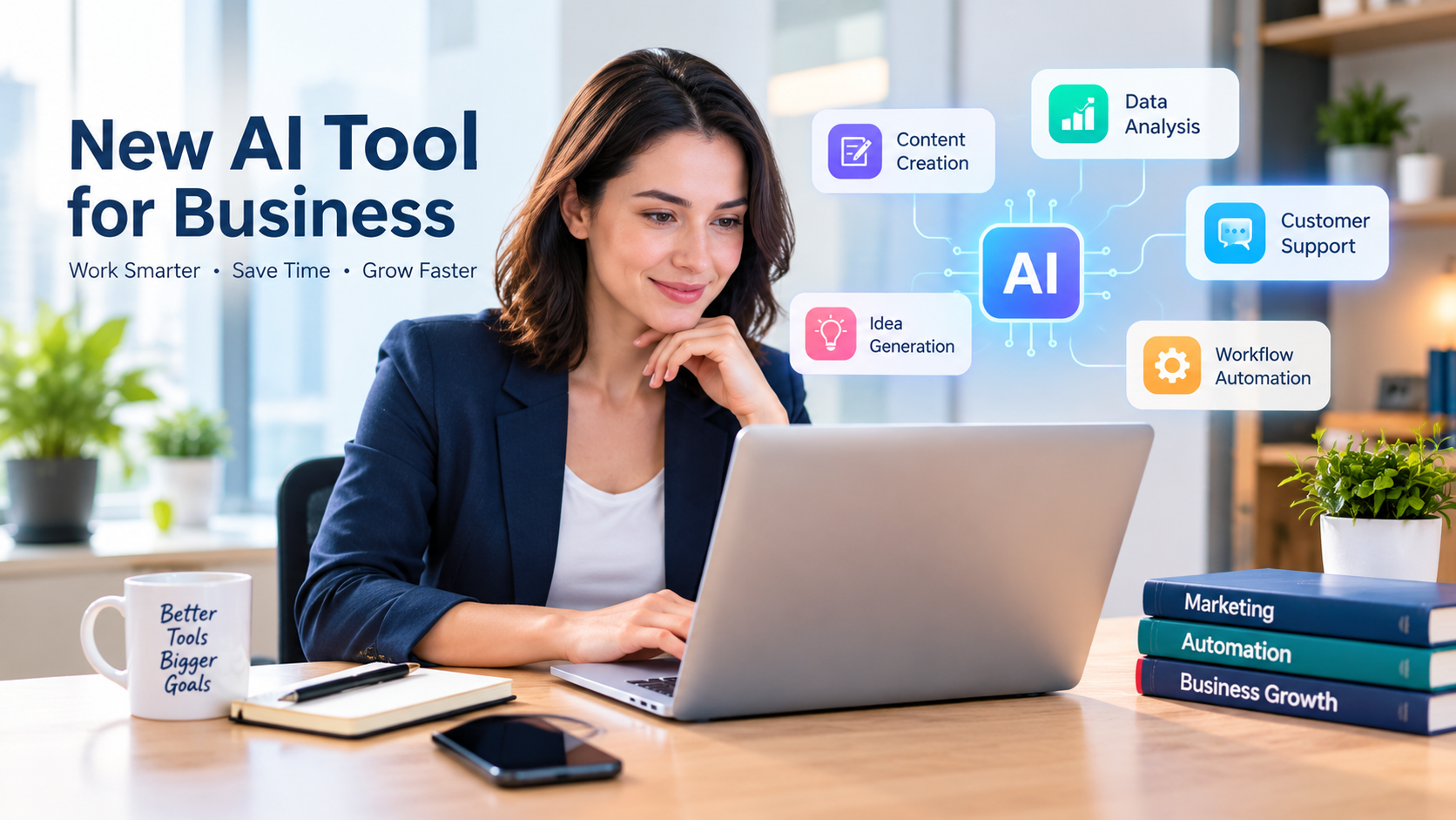New AI tool for business owners using AI-powered productivity and analytics tools